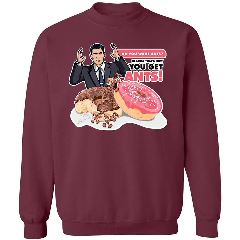 Do you want ants - Maroon - 8