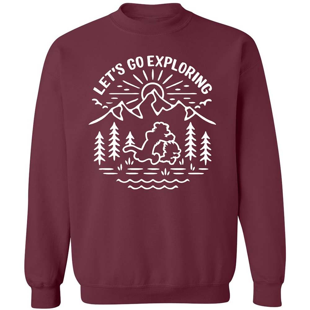 Classic Unisex Sweatshirt - TV47FCJG - Maroon - 8