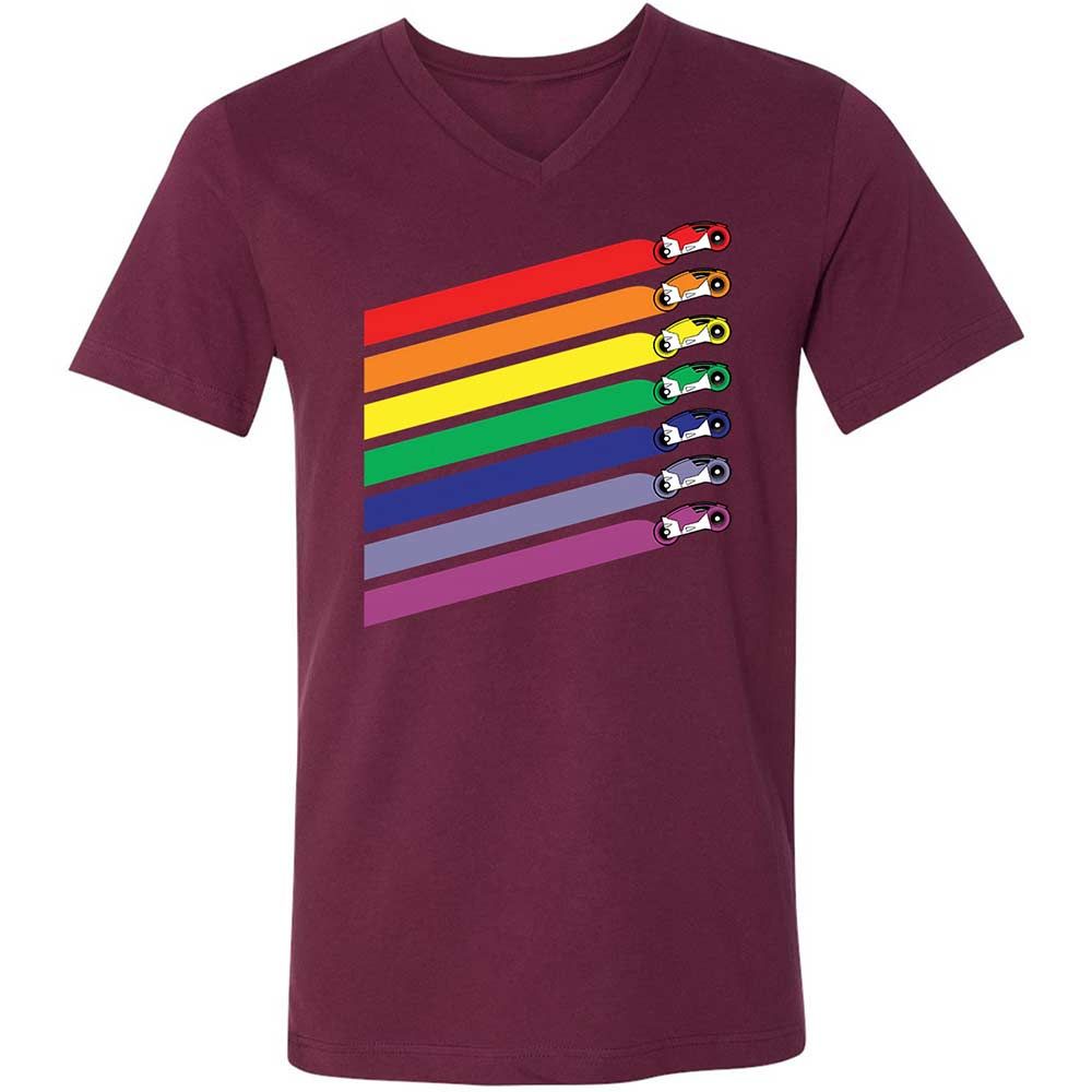 Race The Rainbow - Maroon - 8