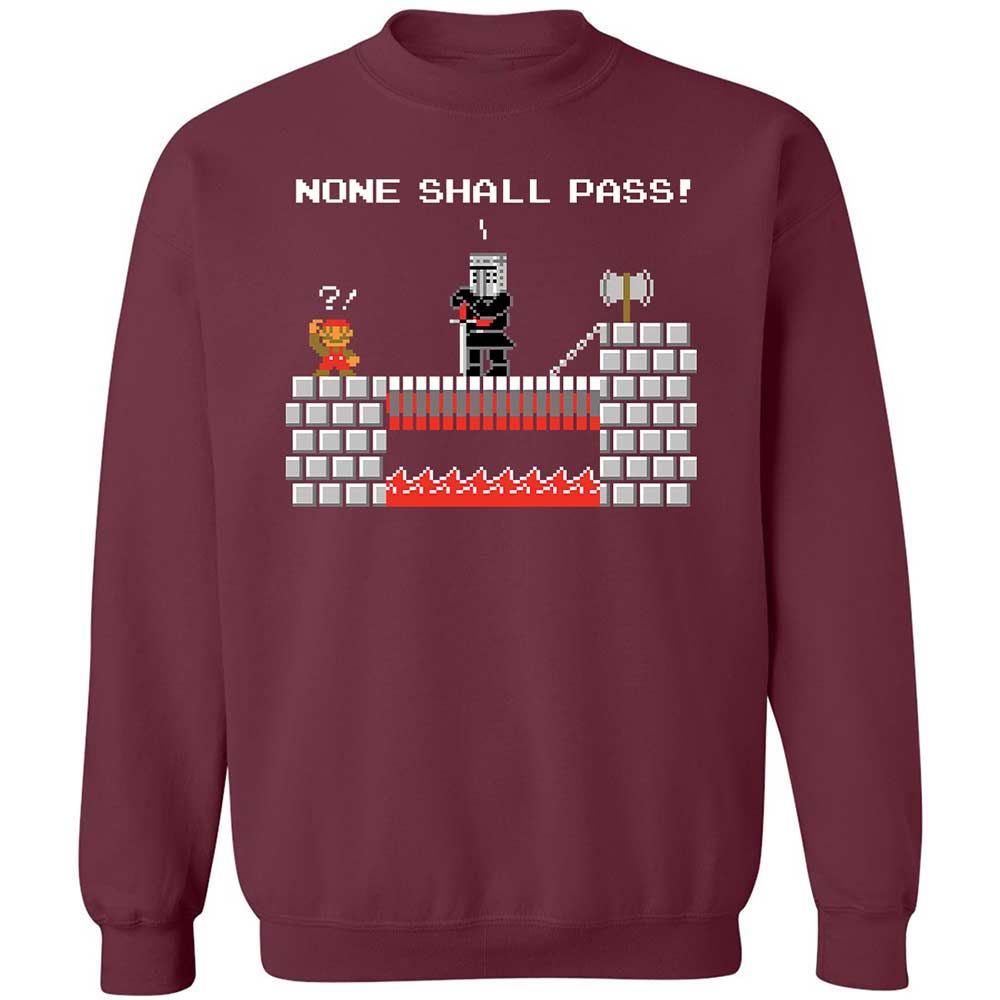 No Plumbers Shall Pass - Maroon - 8