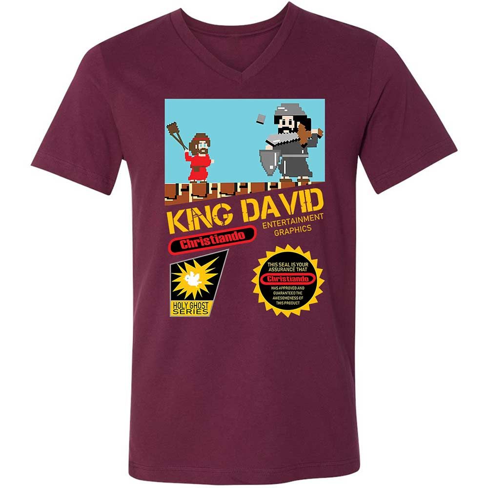David Vs Goliath Cool Christian - Maroon - 8