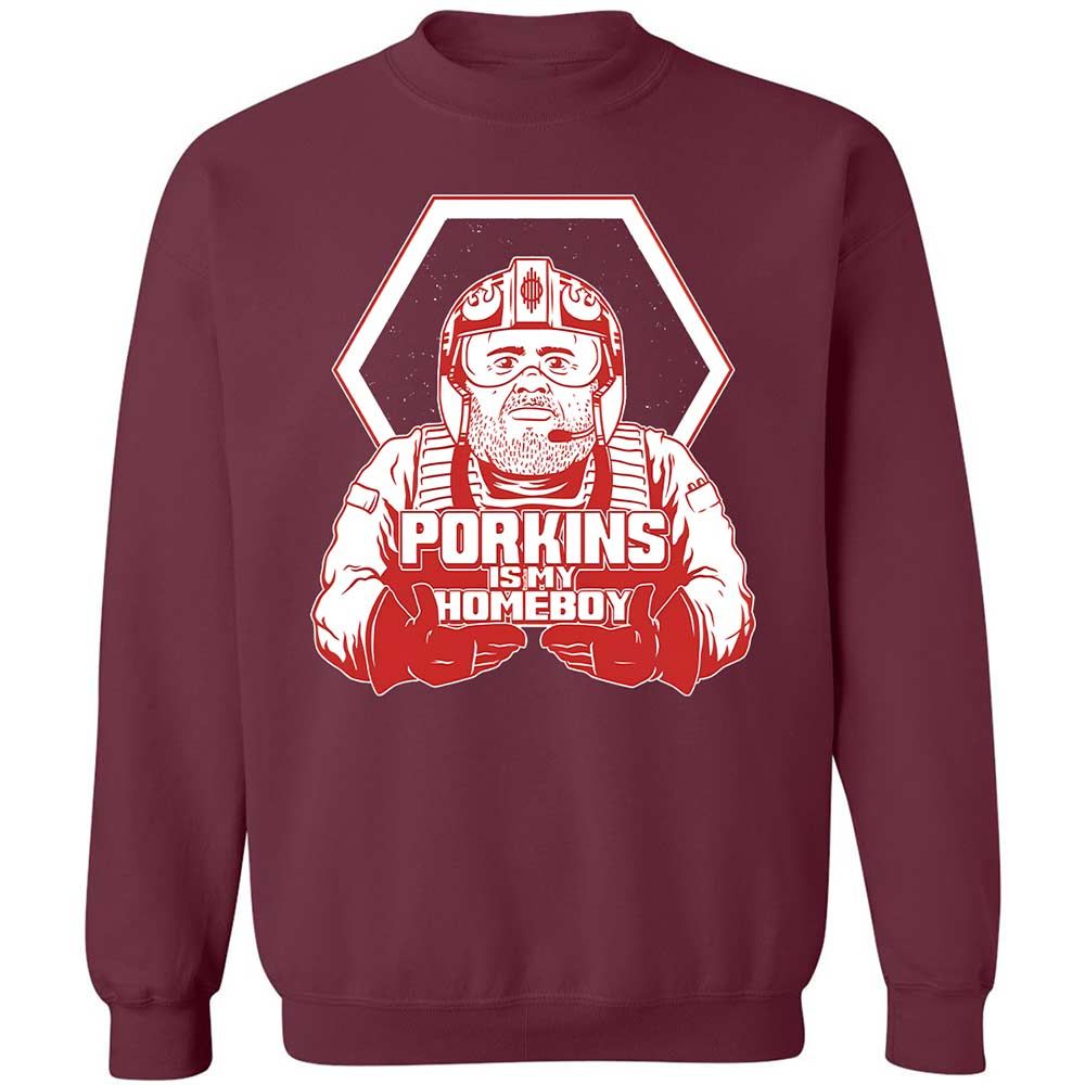 Porkins Is My Homeboy - Maroon - 8