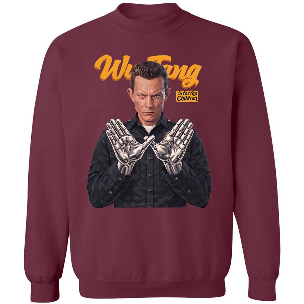 Classic Unisex Sweatshirt - Black - Maroon - 8