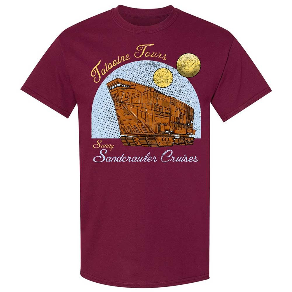 Classic Unisex T-Shirt - VDWT7WLY - Maroon - 8
