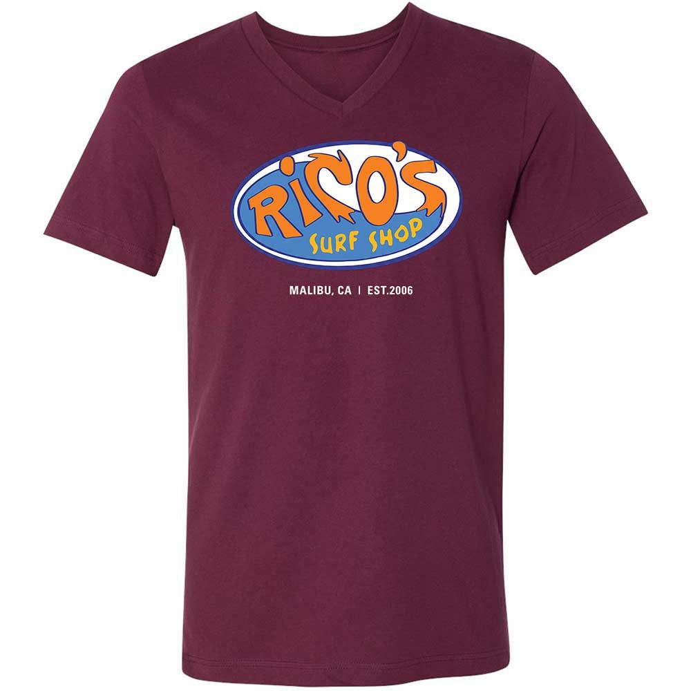 Rico's Surf Shop - Maroon - 8