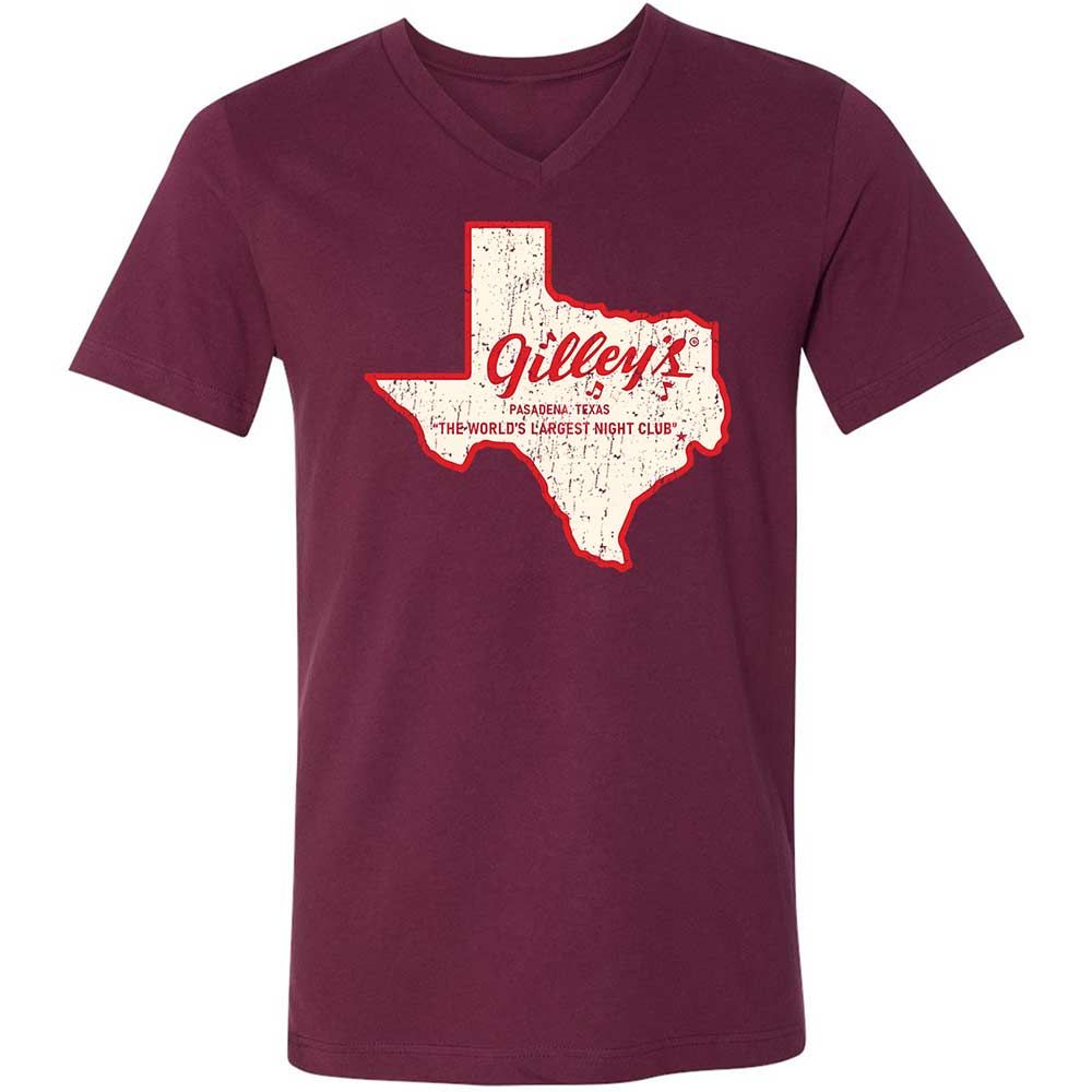 Unisex V-Neck T-Shirt - 8FU27YRA - Maroon - 8
