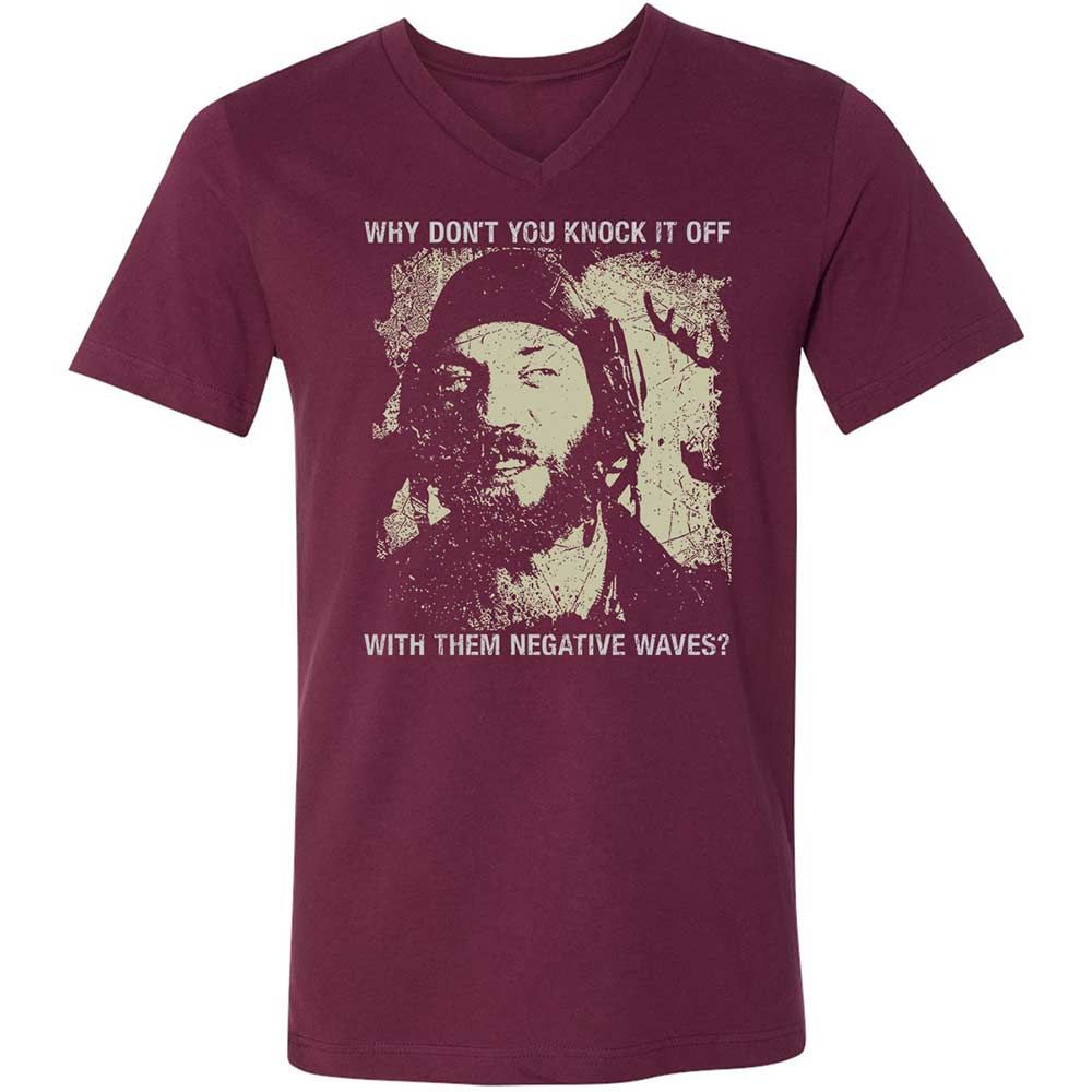 Unisex V-Neck T-Shirt - N8TWV14J - Maroon - 8