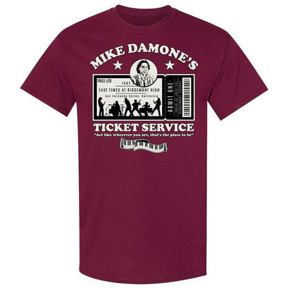 Damone's Ticket Service - Maroon - 8