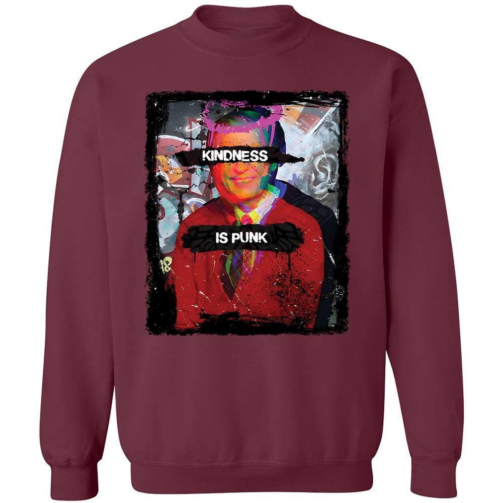 Kindness is Punk - Maroon - 8