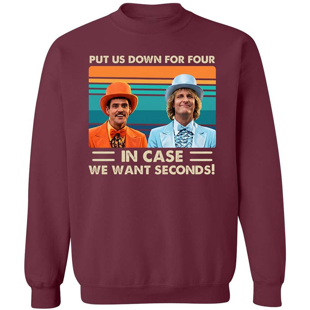 Classic Unisex Sweatshirt - UX7SL856 - Maroon - 8
