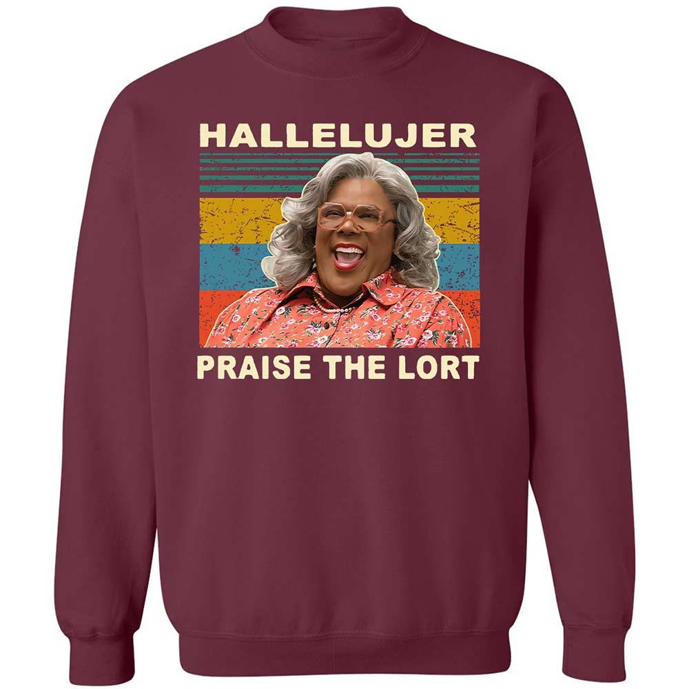 Hallelujer Praise The Lort - Maroon - 8