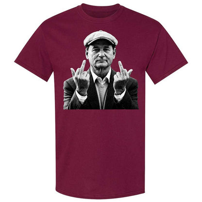 Bill Murray Middle Finger - Maroon - 8