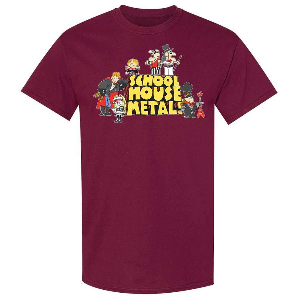 School House Metal - Maroon - 8
