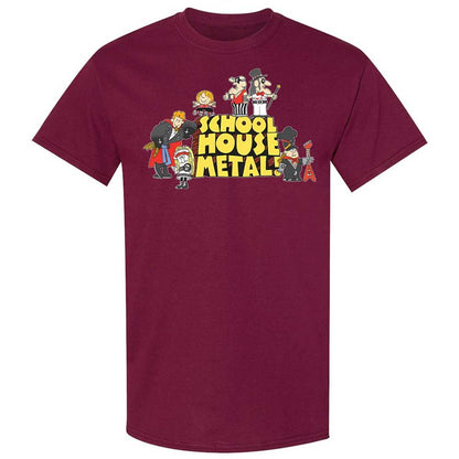 School House Metal - Maroon - 8