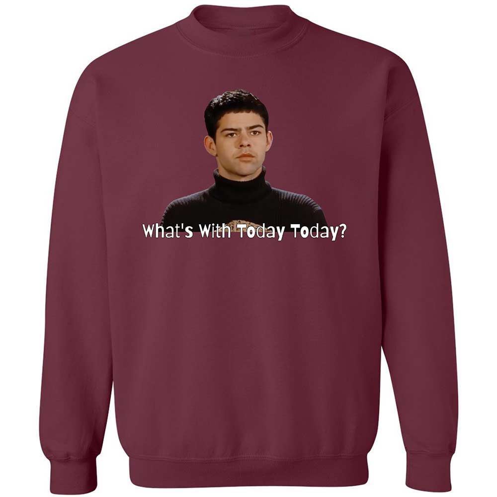 Classic Unisex Sweatshirt - SQFDW2PC - Maroon - 8