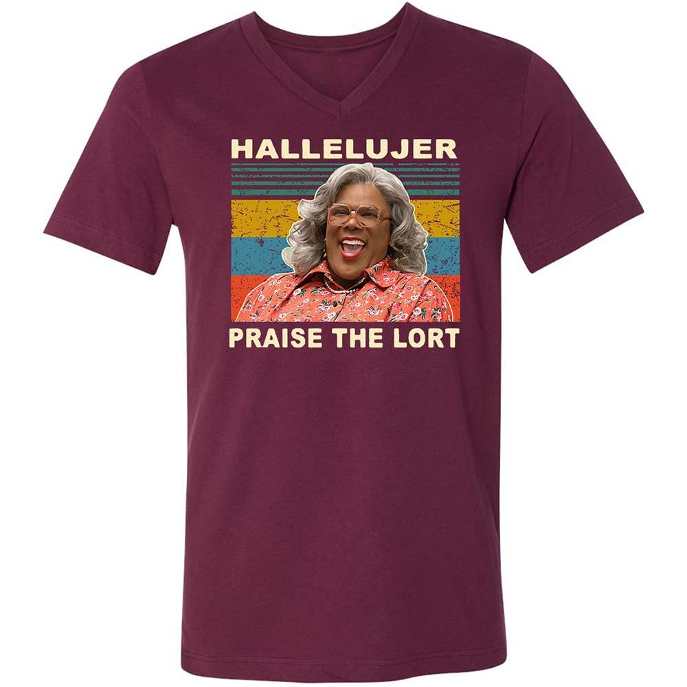 Hallelujer Praise The Lort - Maroon - 8