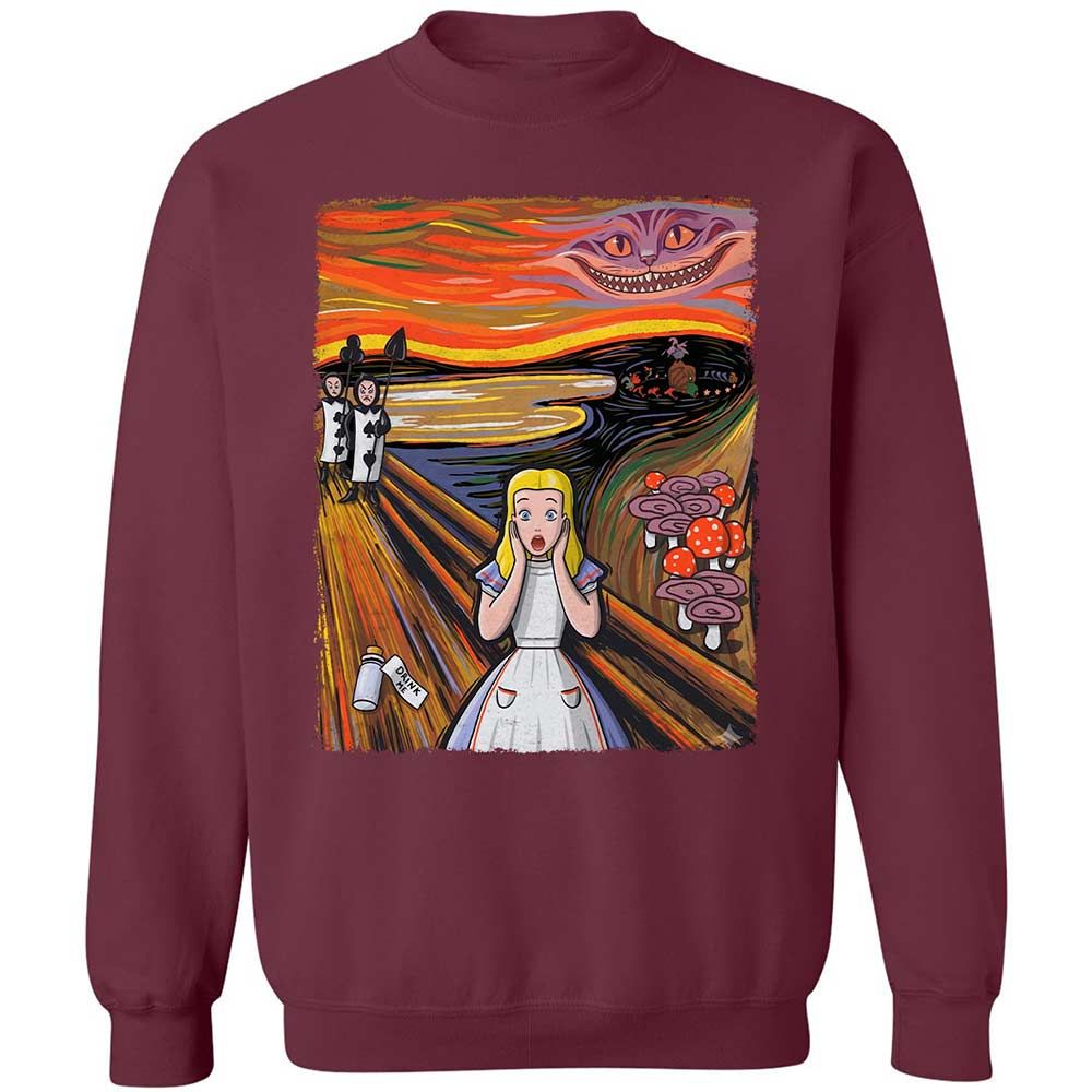 Alice in Screamland - Maroon - 8