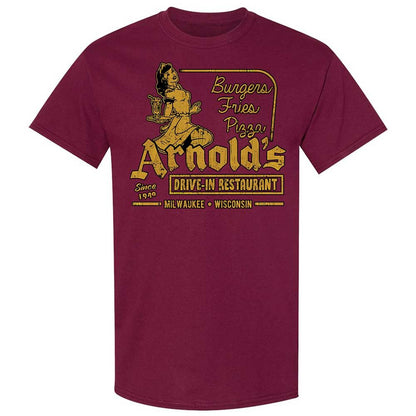 Classic Unisex T-Shirt - 4AASSVNB - Maroon - 8