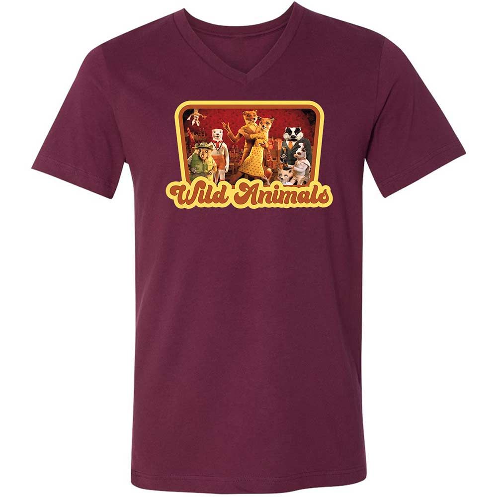 Wild Animals - Maroon - 8