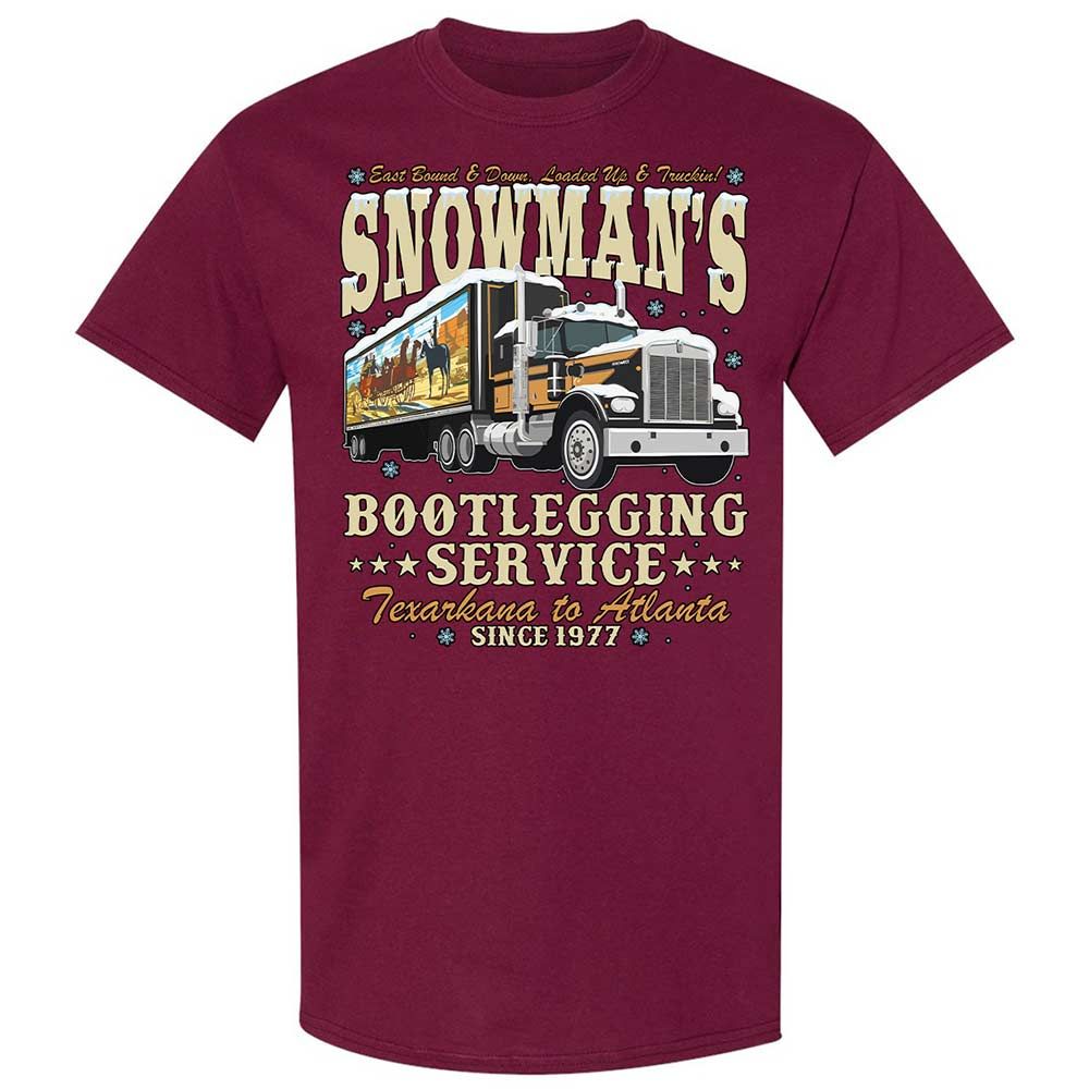 Snowman's Bootlegging Service - Maroon - 8