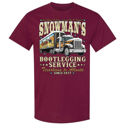 Snowman's Bootlegging Service - Maroon - 8