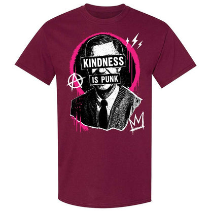 Kindness is Punk - Maroon - 8