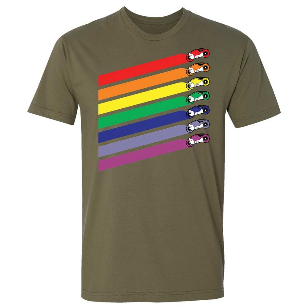 Race The Rainbow - Military Green - 8