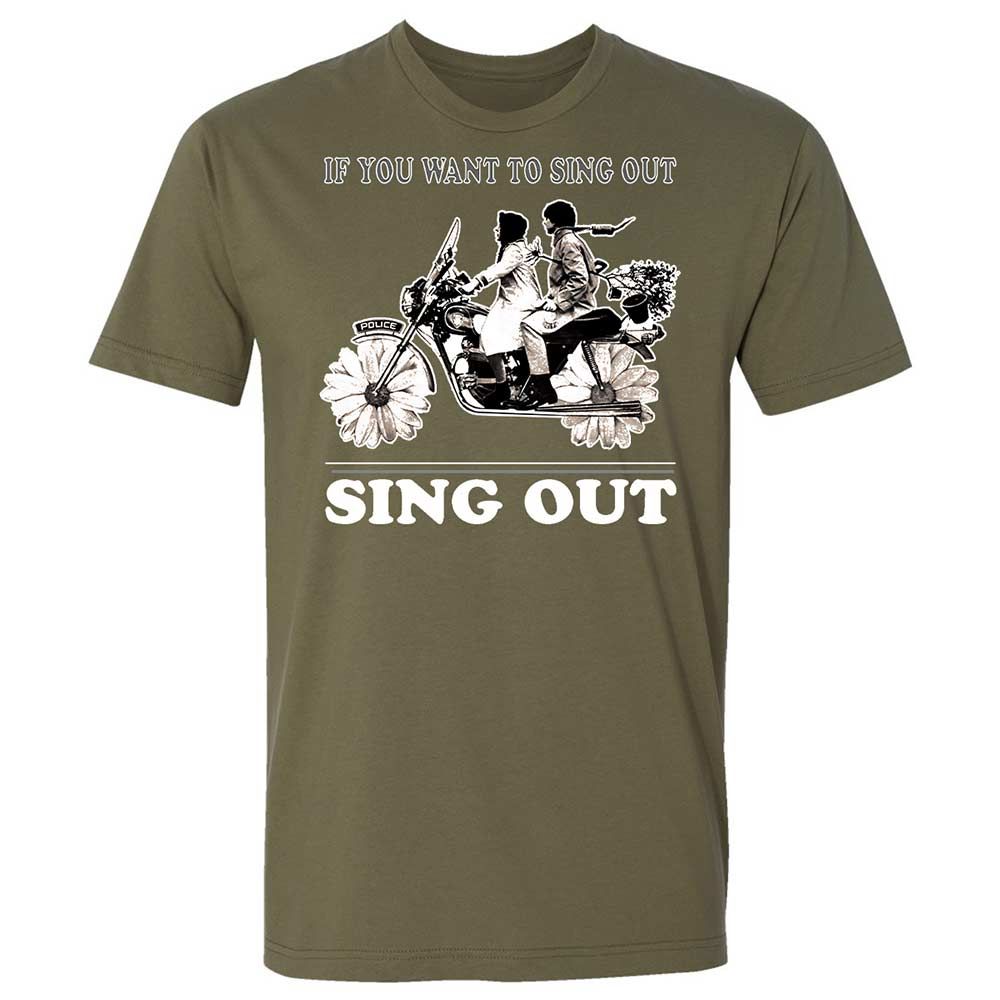 If you want to sing out, sing out - Military Green - 8