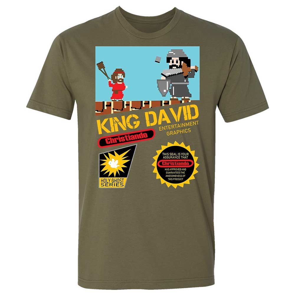 David Vs Goliath Cool Christian - Military Green - 8