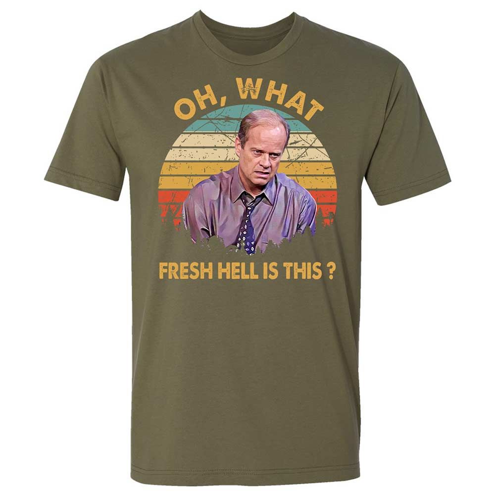 Oh What Fresh Hell Is This - Military Green - 8