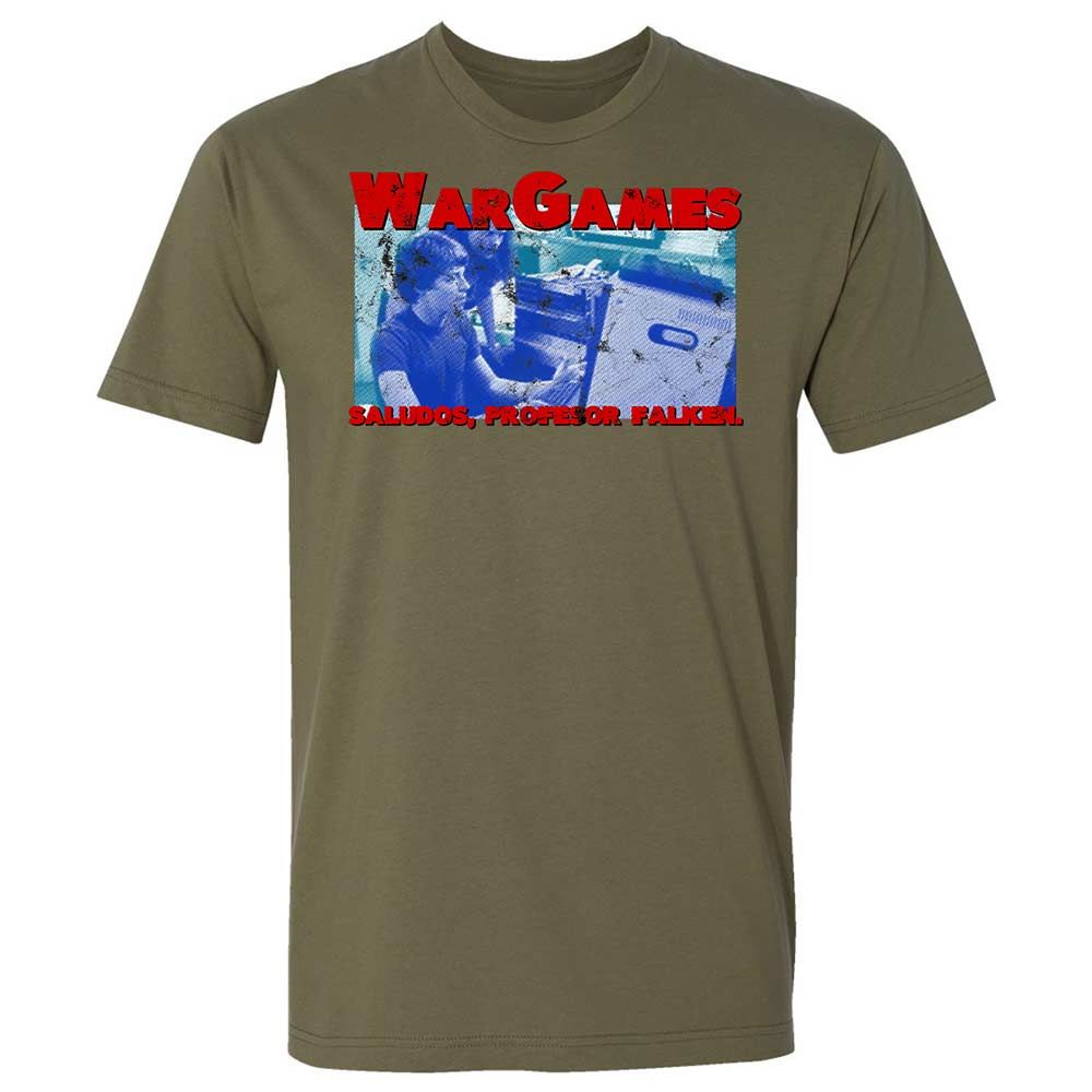 Greetings, Professor Falken - Military Green - 8