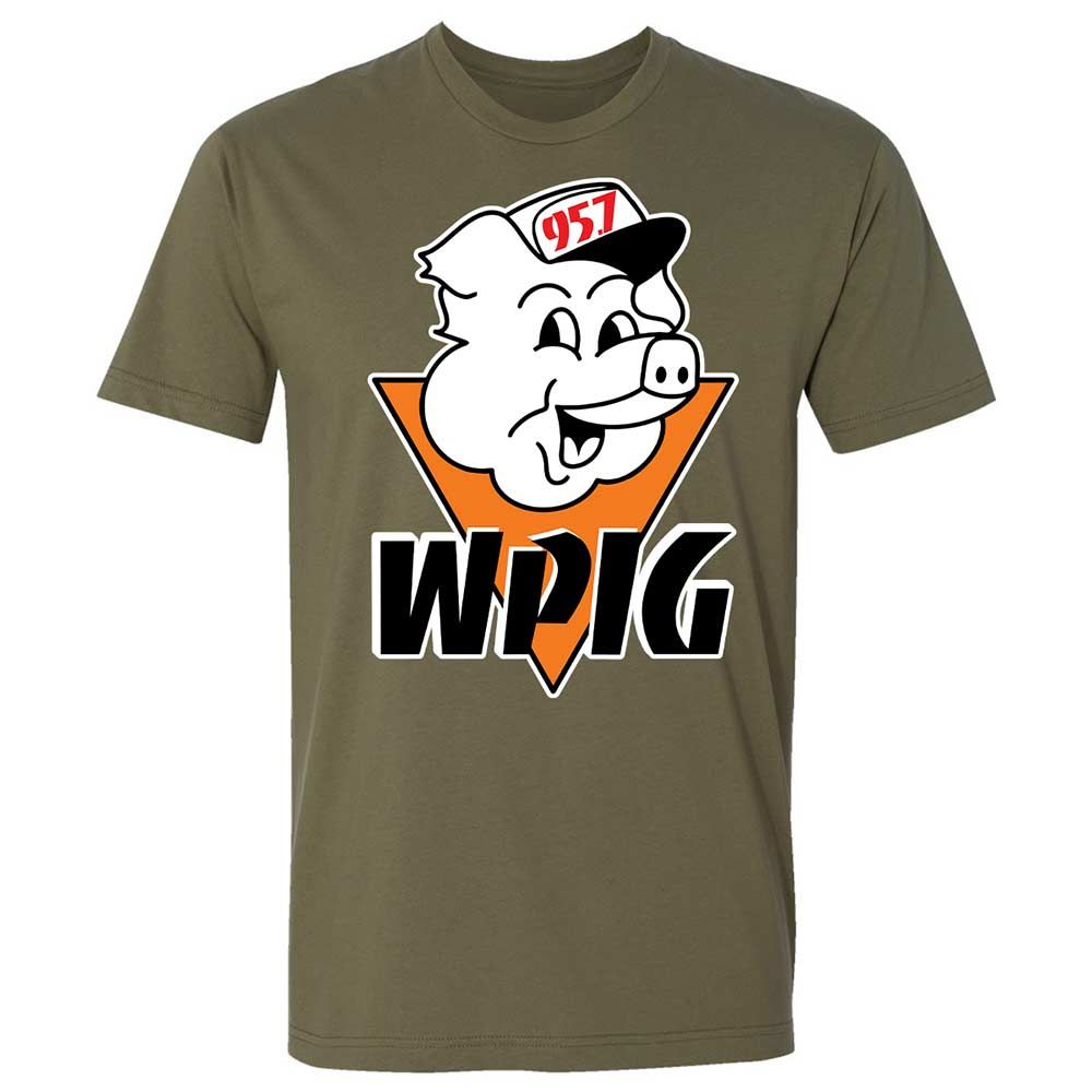 Wpig 95.7 Radio Station - Military Green - 8