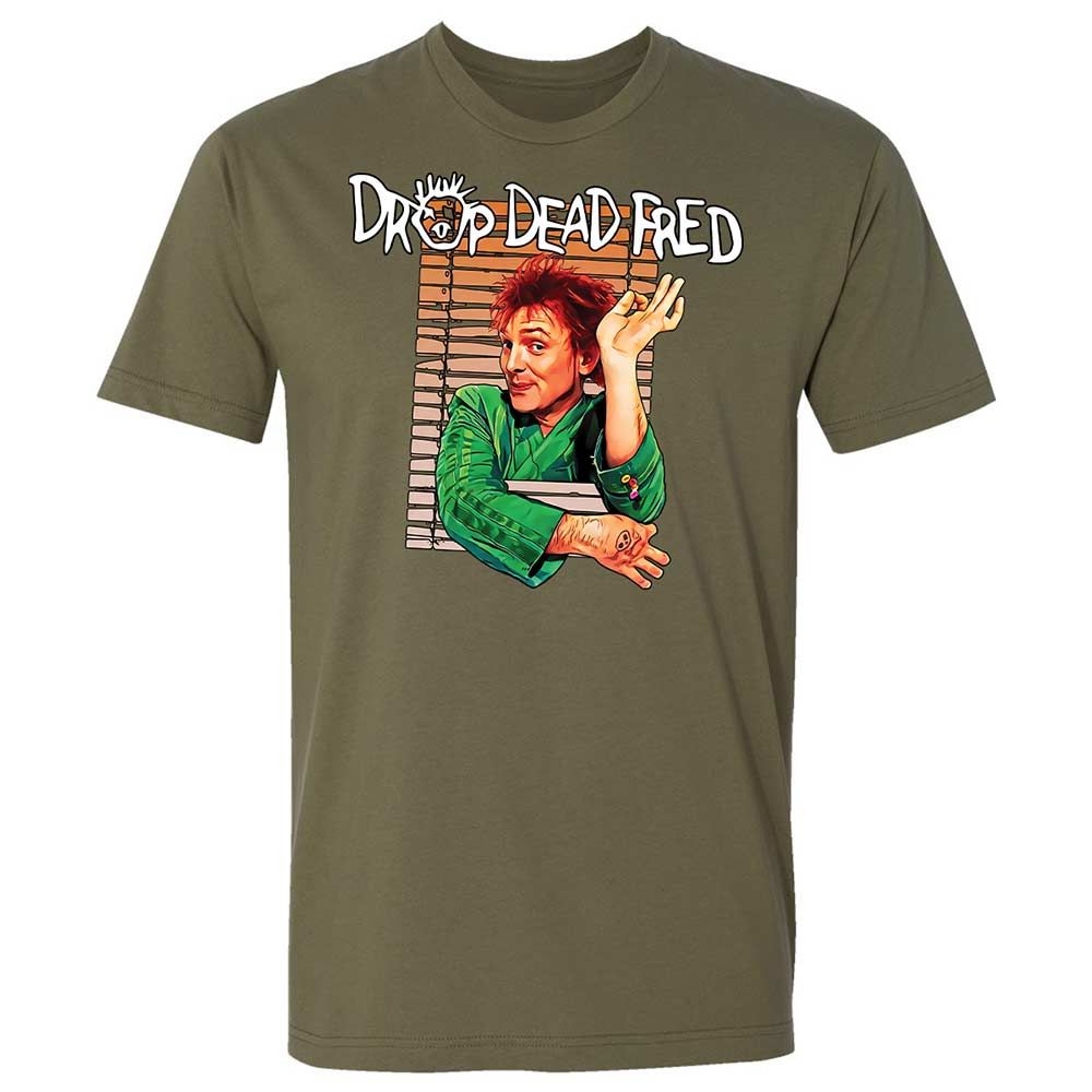 Funny Man Drop Dead Fred - Military Green - 8
