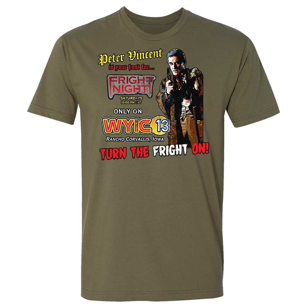 Peter Vincent Fright horror night cult - Military Green - 8