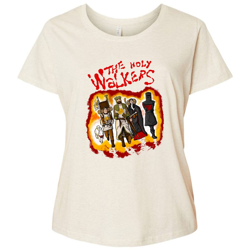 Ladies Curvy Jersey - HE9QTD43 - Natural Heather - 8