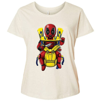 Ladies Curvy Jersey - U39L7A3T - Natural Heather - 8