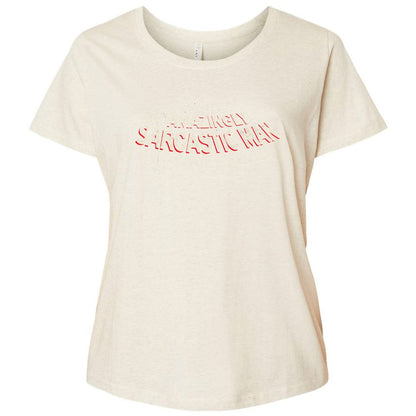 Ladies Curvy Jersey - JU29VSF6 - Natural Heather - 8