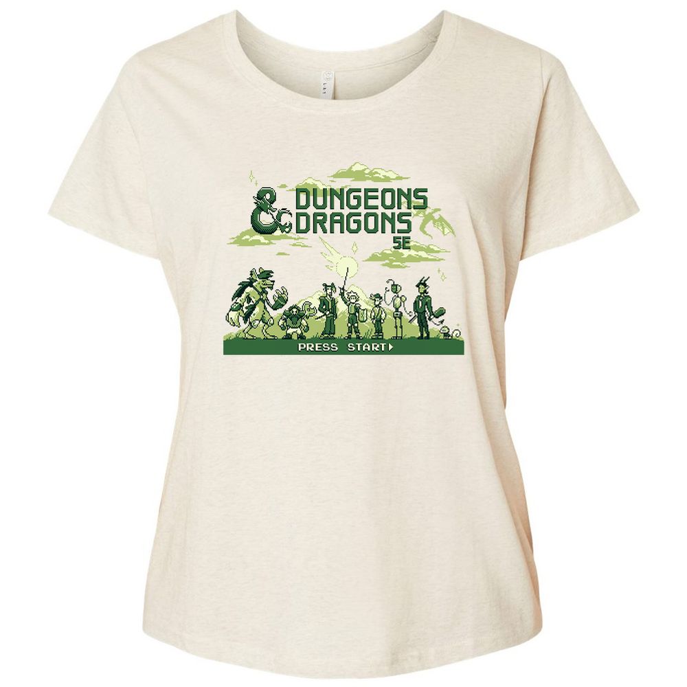 Ladies Curvy Jersey - X5N5EUE3 - Natural Heather - 8