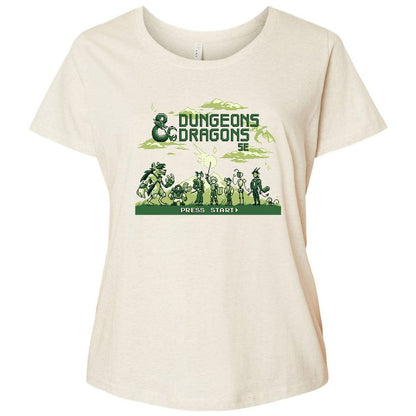 Ladies Curvy Jersey - X5N5EUE3 - Natural Heather - 8