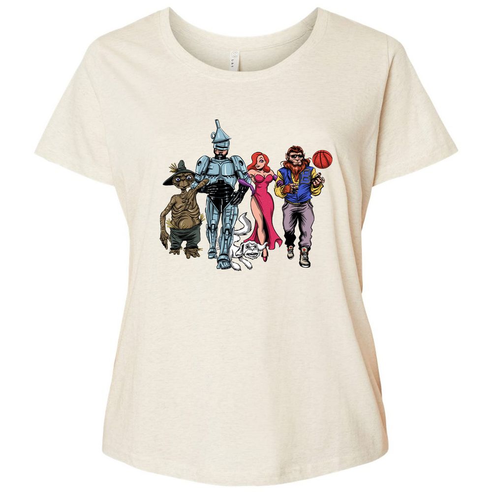 Ladies Curvy Jersey - 77EMRUMX - Natural Heather - 8