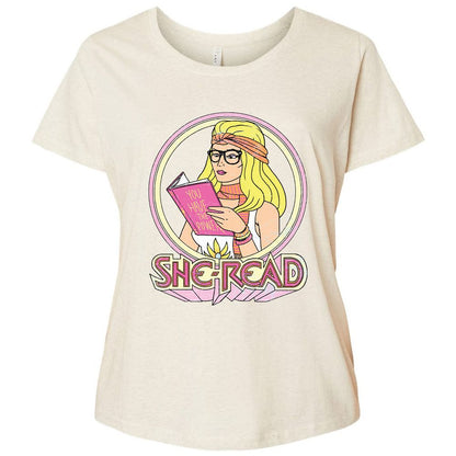 Ladies Curvy Jersey - 6TVK87UU - Natural Heather - 8