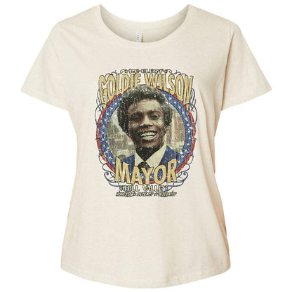 Re-Elect Mayor Goldie Wilson - Natural Heather - 8