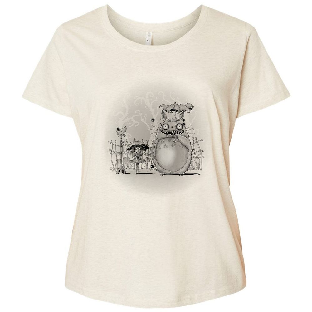 Ladies Curvy Jersey - 782T538M - Natural Heather - 8