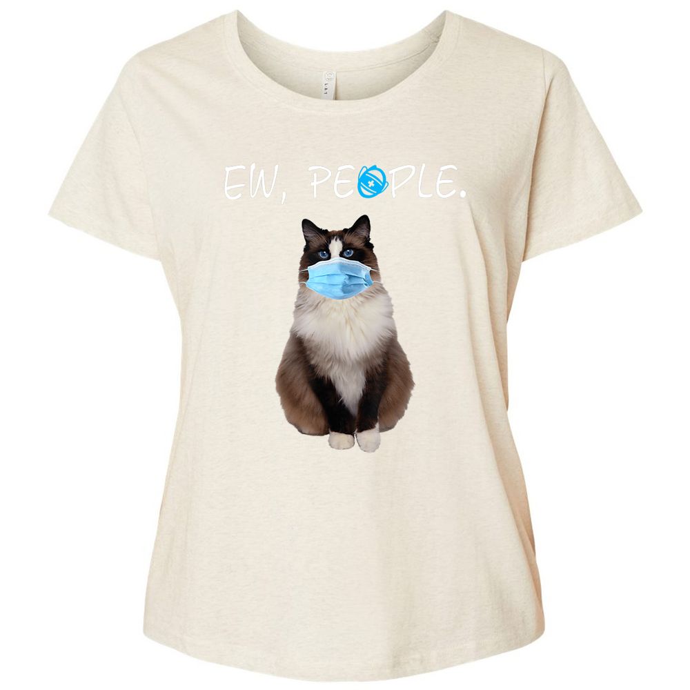 Ladies Curvy Jersey - D6BC5938 - Natural Heather - 8