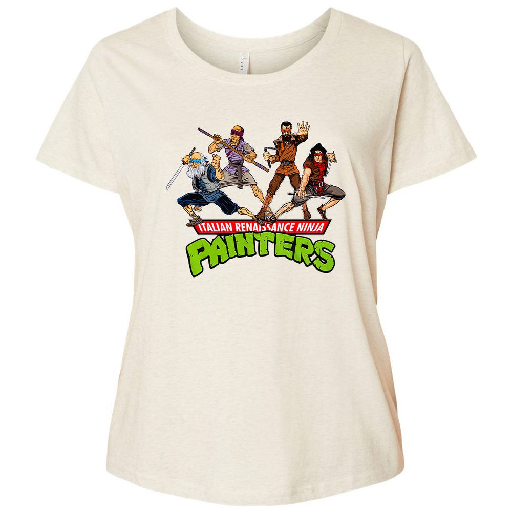 Ladies Curvy Jersey - 1PZN8EK8 - Natural Heather - 8