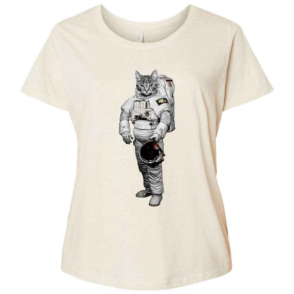 Ladies Curvy Jersey - AQJWRVDU - Natural Heather - 8