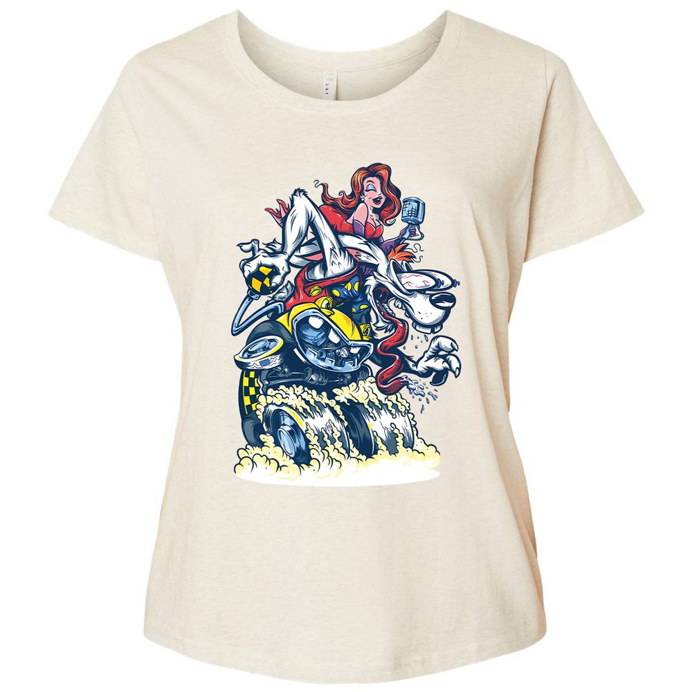 Ladies Curvy Jersey - 2TLTL4BP - Natural Heather - 8