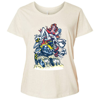 Ladies Curvy Jersey - 2TLTL4BP - Natural Heather - 8