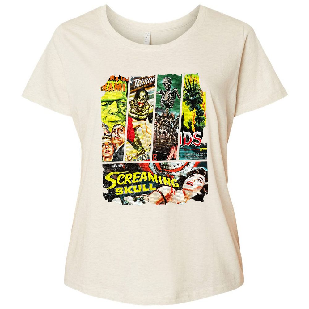 Ladies Curvy Jersey - T39H9Y8U - Natural Heather - 8