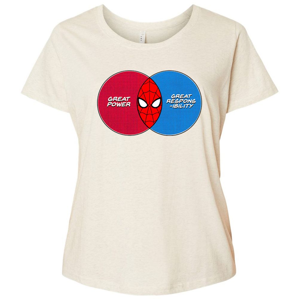 Ladies Curvy Jersey - QVR4YNTE - Natural Heather - 8